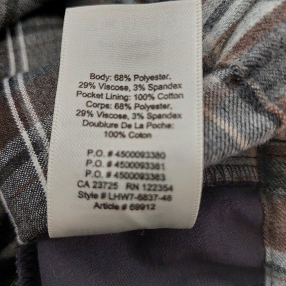 Wilfred Free Aritzia Winter Plaid Dionne Flannel Jogger Pants Small - Picture 7 of 9